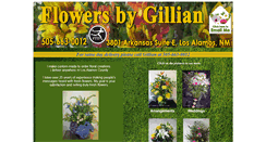 Desktop Screenshot of flowersbygillian.net